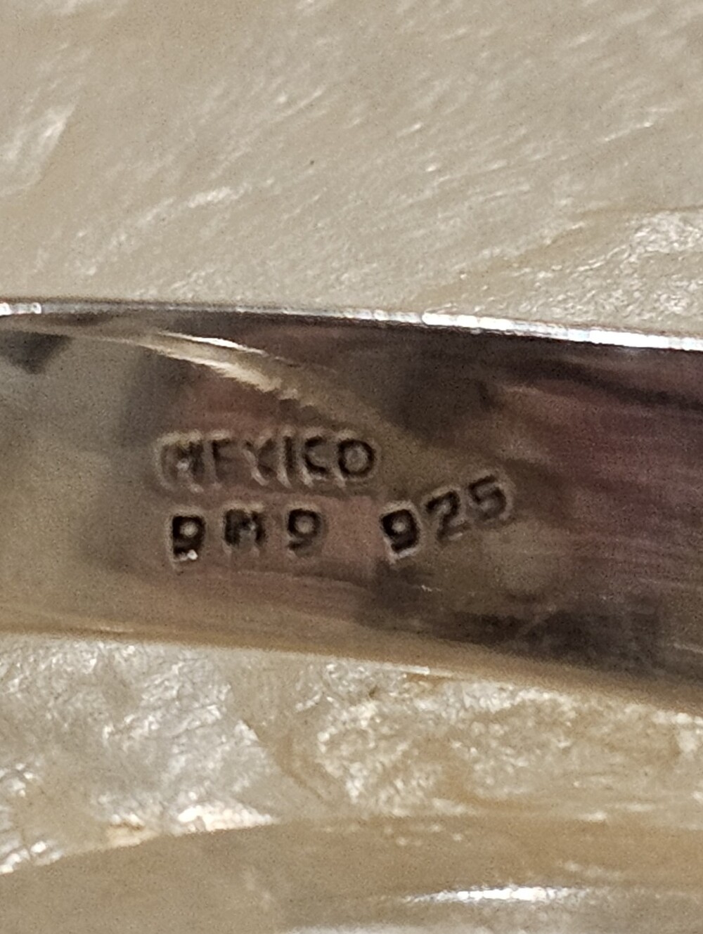 Vintage Taxco Mexico 925 Sterling Silver Modernist Open Collar Choker Necklace - Picture 11 of 11